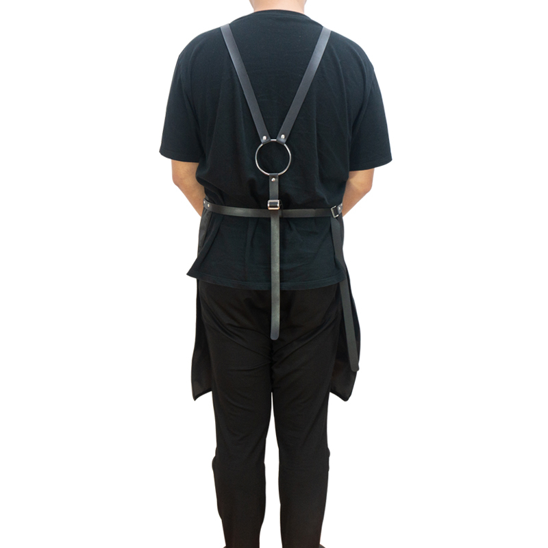 Factory profession design composite waterproof oxford material multifunction haircut work apron