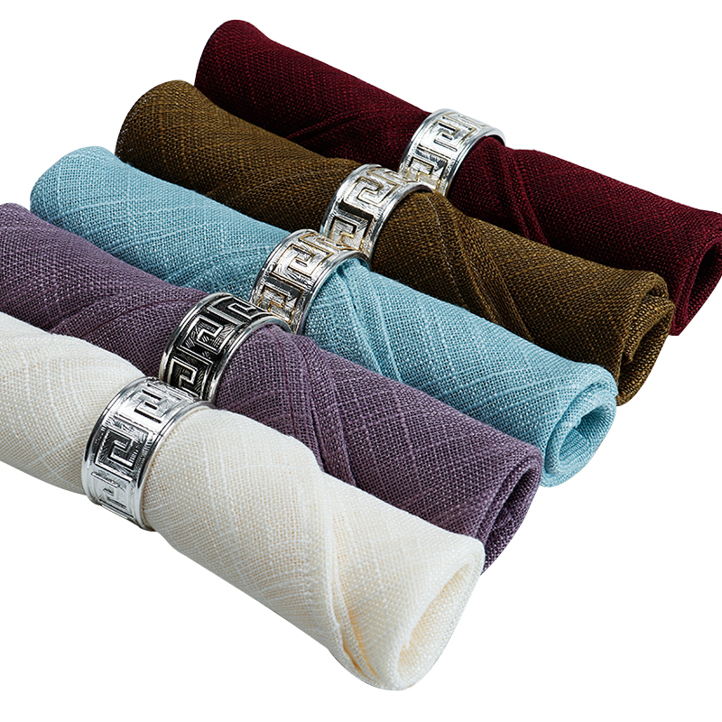 Hotel cotton linen restaurant western napkins home dining tablecloth napkin