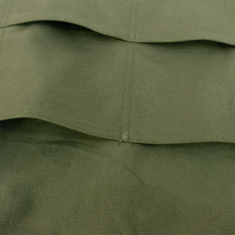 Factory wholesale custom 16oz polyester cotton canvas green painting apron for unisex