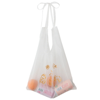 Transparent organza shoulder bag for ladies
