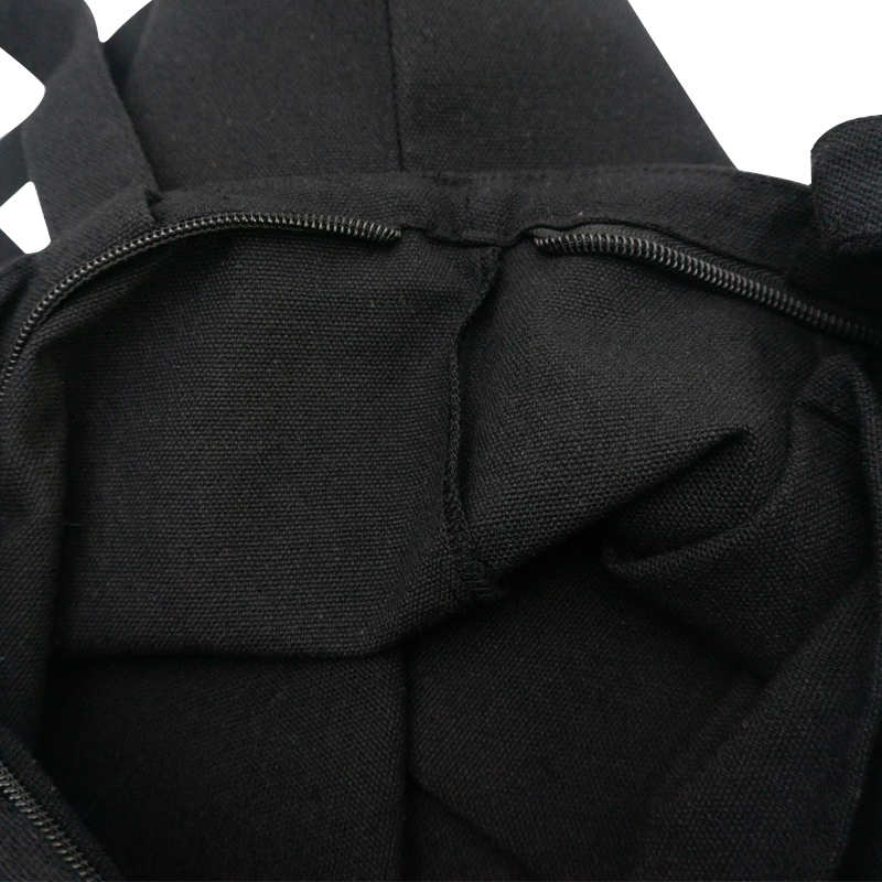 Cartoon printing unique personalized fashion eco friendly fabric recyclable canvas zipper bag