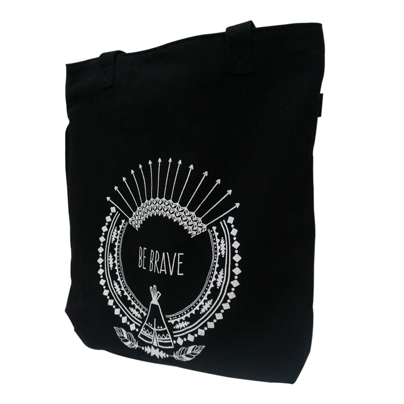 Lightweight eco friendly breathable reusable cotton canvas tote shopping for promotional 