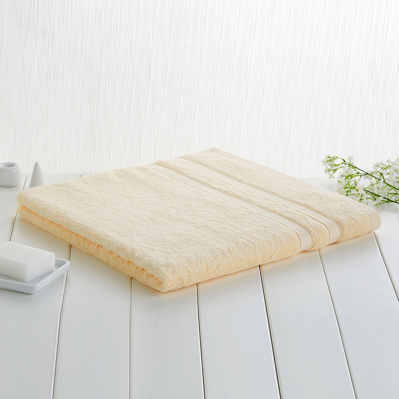 Pure color 100% cotton men's and women's bath towel custom