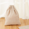 Multi-functional linen storage drawstring bag cotton and linen bag tea bag