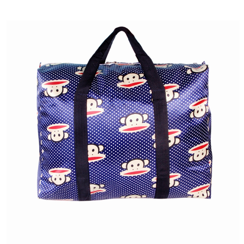 Wholesale cheap extra large custom printed waterproof Oxford cloth package travel duffel bag