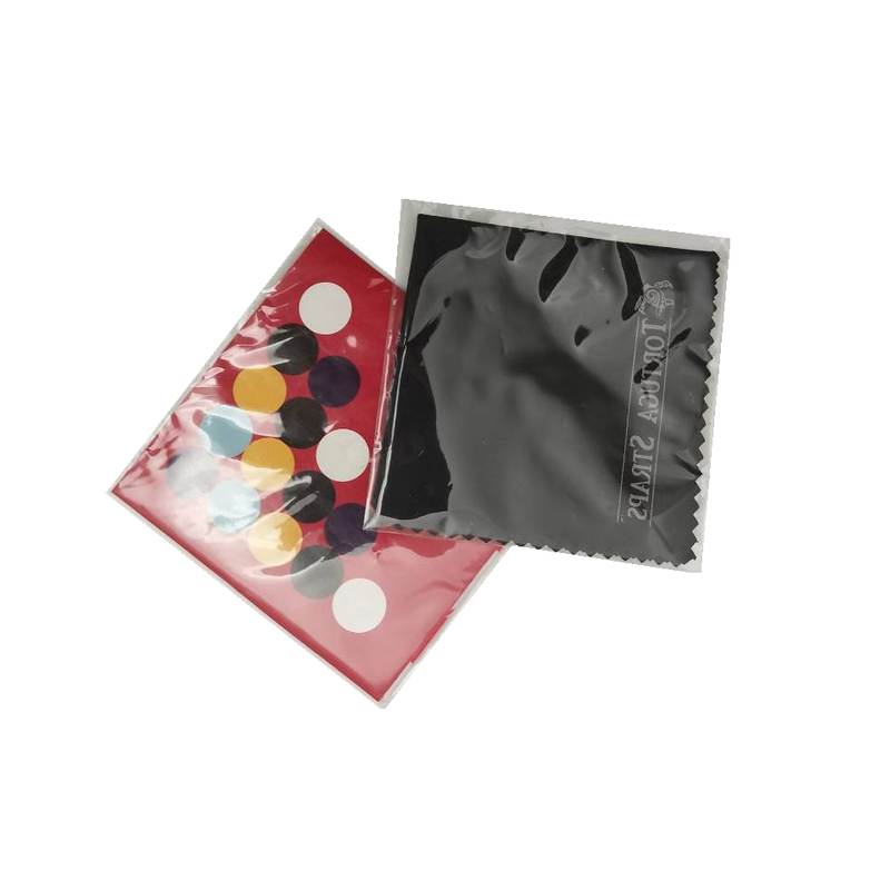 Factory custom high quality reusable 100% polyester microfiber glasses cleaning bag