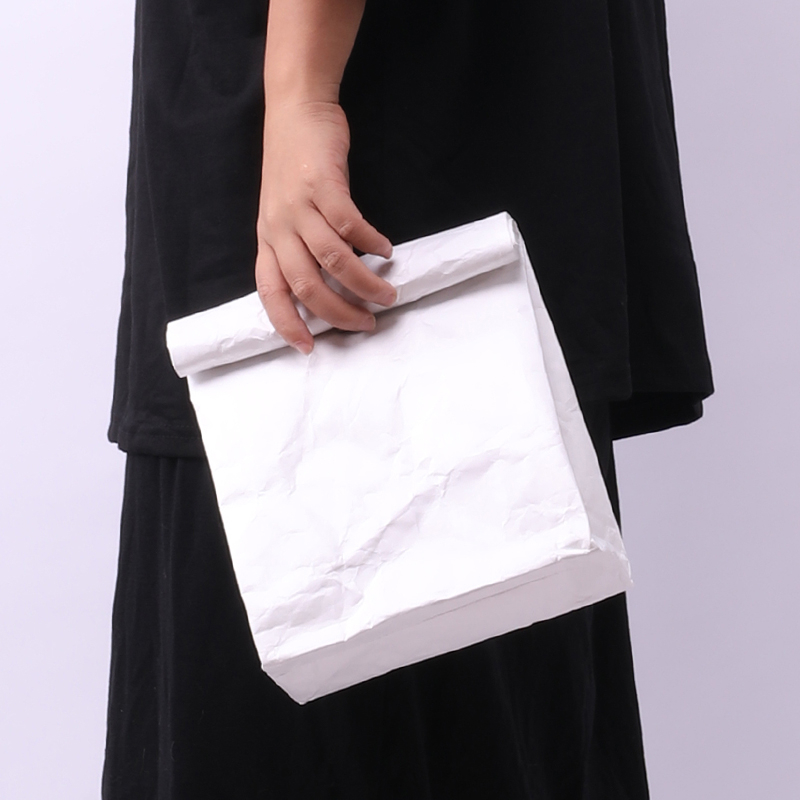 Original ins environmental protection and waterproof tyvek bag ultra-light and simple style tyvek hand bag