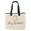 Think factory price direct supply 16oz polyeater cotton canvas tote shopping bag with silk printing logo custom