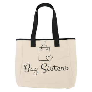 Think factory price direct supply 16oz polyeater cotton canvas tote shopping bag with silk printing logo custom