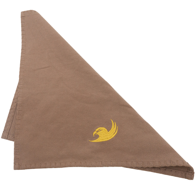 Western restaurant special embroidery logo customizable cotton linen napkin