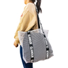 Stylish and trendy large nylon mesh bag custom mesh shopping bag mesh bag wholesale high quality strong nylon mesh tote bag women shopping bag