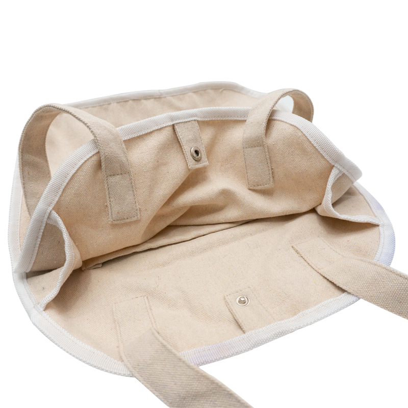 Factory stocks low price promotional natural white 8oz canvas shopping bag for women