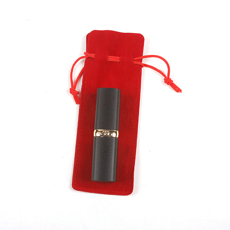 Lipstick storage bag dust-proof eyebrow pencil perfume jewelry velvet gift bag for ladies