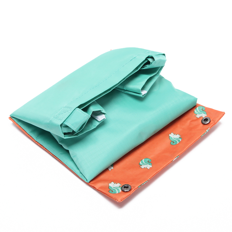 Thick and durable waterproof printing foldable fashion shoulder supermarket shopping bag