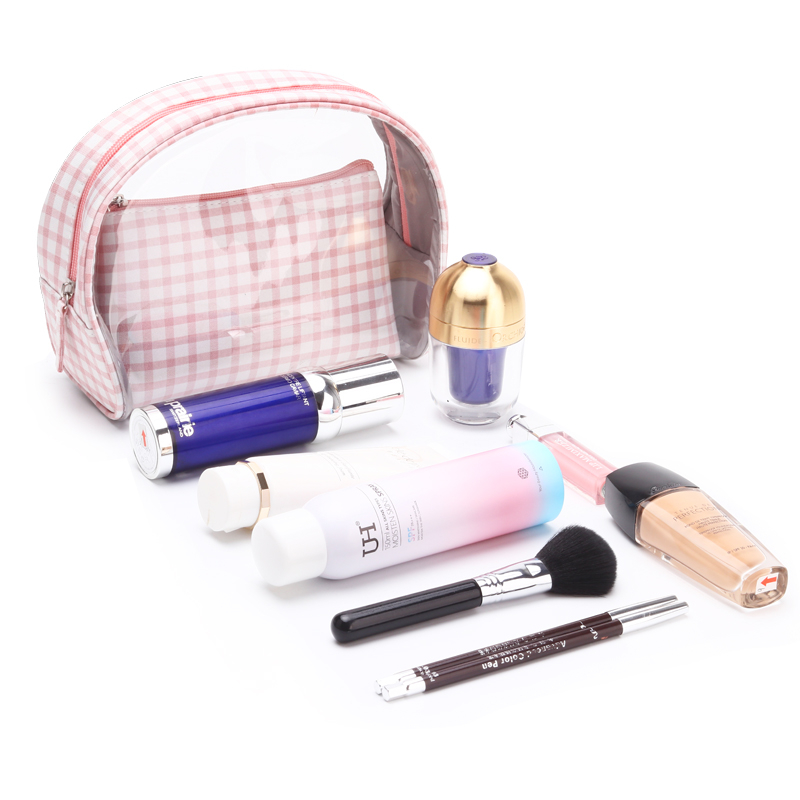 Two-piece cosmetic bag multi-function large-capacity portable cosmetics storage bag Korean wash bag
