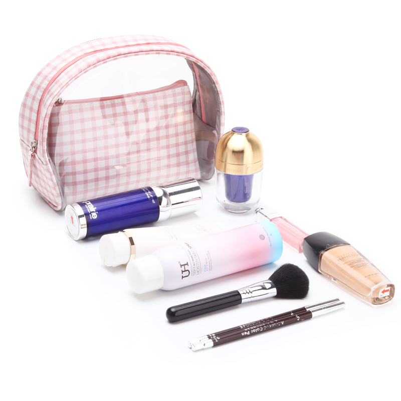 Two-piece cosmetic bag multi-function large-capacity portable cosmetics storage bag Korean wash bag
