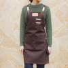 Advanced coffee shop apron custom logo printing Korean fashion canvas nail salon hair artist work clothing