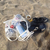 Organic Cotton Shopping Bags Produce Net Bags with Long Handle for Fruit Vegetable Storage