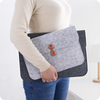 Factory direct supply fashion classic style can be custom felt fabric laptop handbag suit for office trip