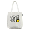 Funny cartoon printing interesting fashion popular women canvas tote shopping bag
