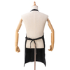 Wholesale Washable comfortable Cheap black Unisex kitchen apron canvas Apron with Pockets