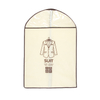 Household wardrobe non woven garment bag transparent hanging suit coat storage bag