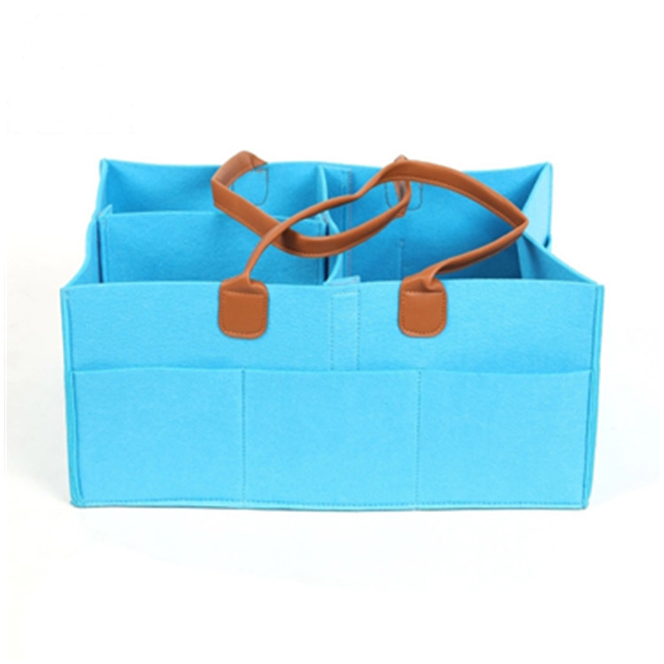 Diapers storage bag felt baby sundries portable storage bag custom
