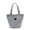 Lovely environmental protection cylindrical felt tote bag wholesale