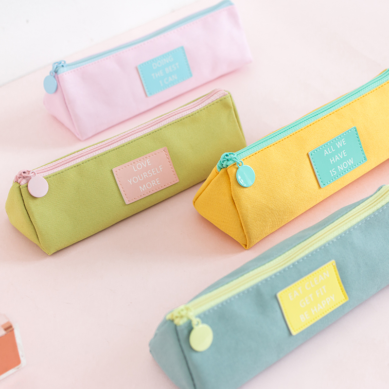 More styles large-capacity pencil case simple ins creative pencil bag stationery pencil case