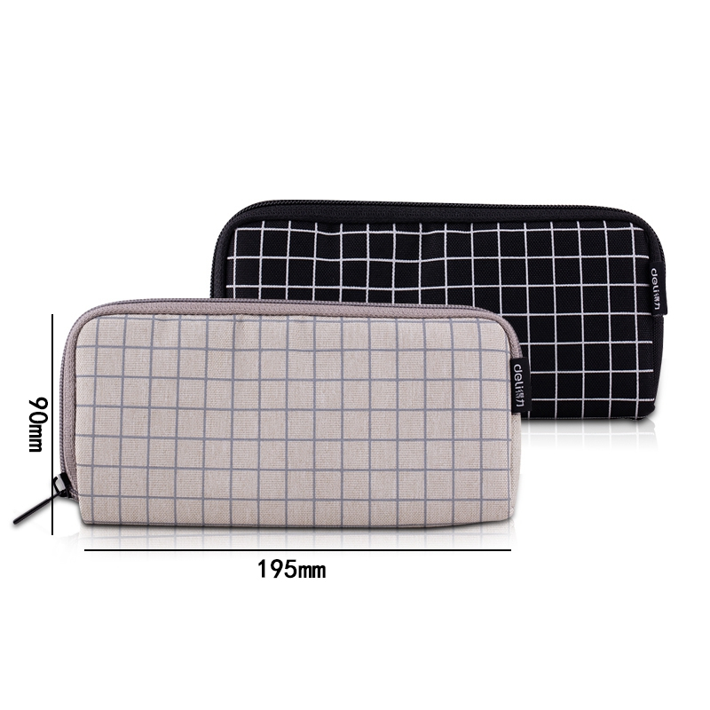 Student simple fashion storage pen bag large capacity stationery bag