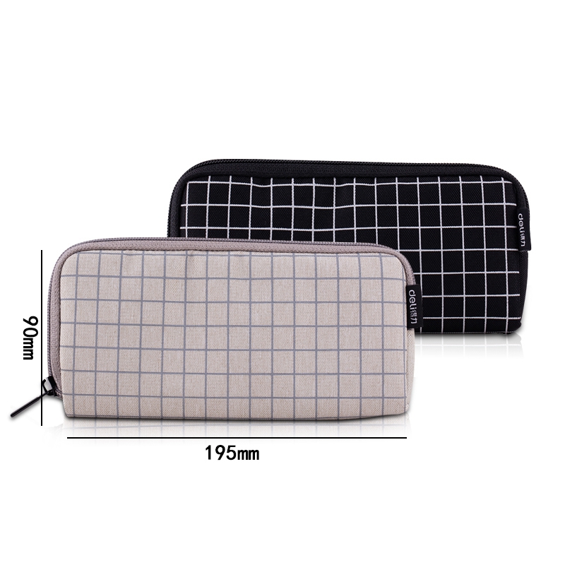 Student simple fashion storage pen bag large capacity stationery bag