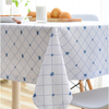 Custom polyester cotton print simple fresh tablecloth