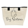 Think factory price direct supply 16oz polyeater cotton canvas tote shopping bag with silk printing logo custom
