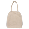 Factory stocks low price promotional natural white 8oz canvas shopping bag for women