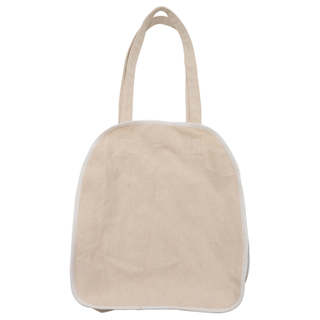 Factory stocks low price promotional natural white 8oz canvas shopping bag for women