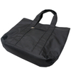 High quality thick waterproof 420D polyester oxford cloth fabric black travel tote bag