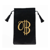 Cute high quality reusable large capacaity customized satin drawstring gift bag for wig package