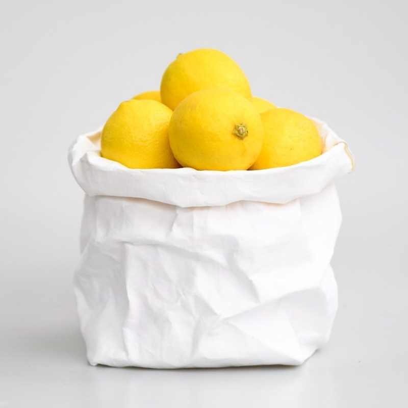 Nordic ins Foldable wear resistance versatile washable kraft paper bag plant flower storage ornaments