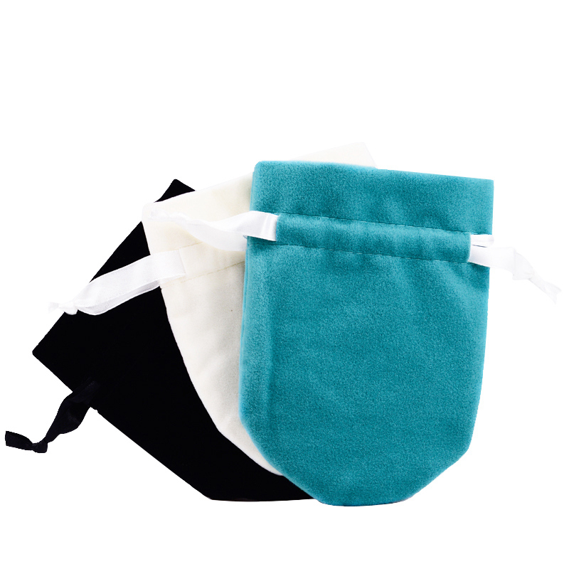 New jewelry velvet bag earrings bundle mouth drawstring jewelry small gift packaging bag