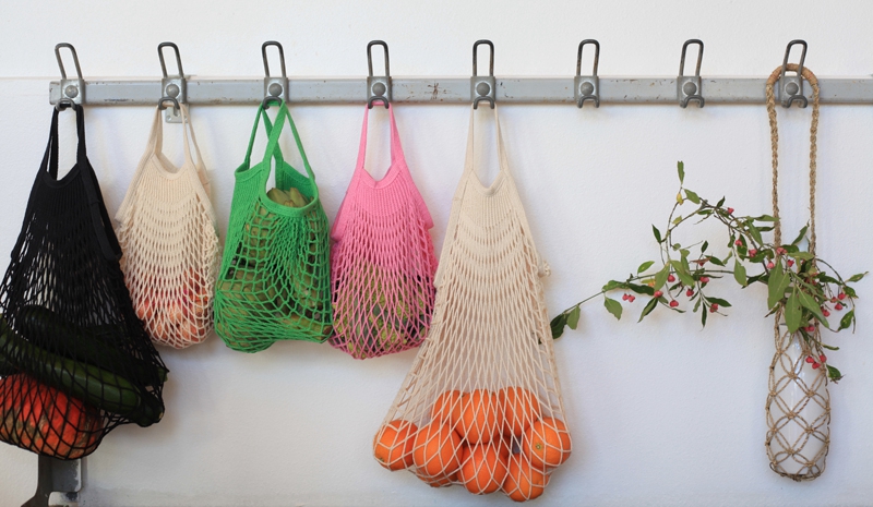 cotton mesh bag