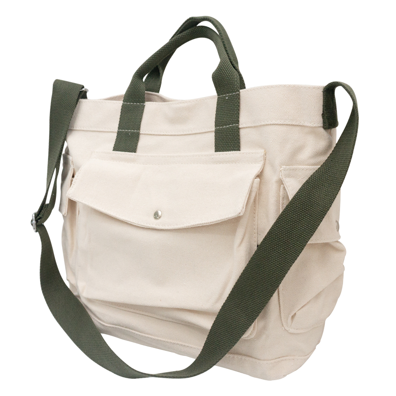 New Korean version thick strong simple fashion leisure cotton canvas messenger bag