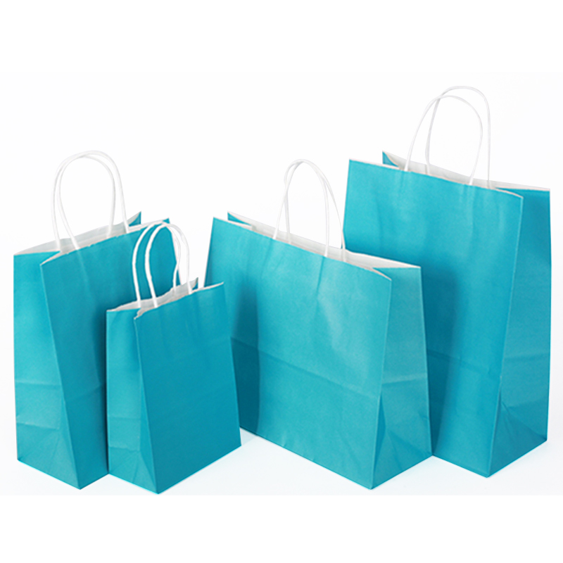 Custom printed LOGO packaging clothing kraft paper bag gift bag