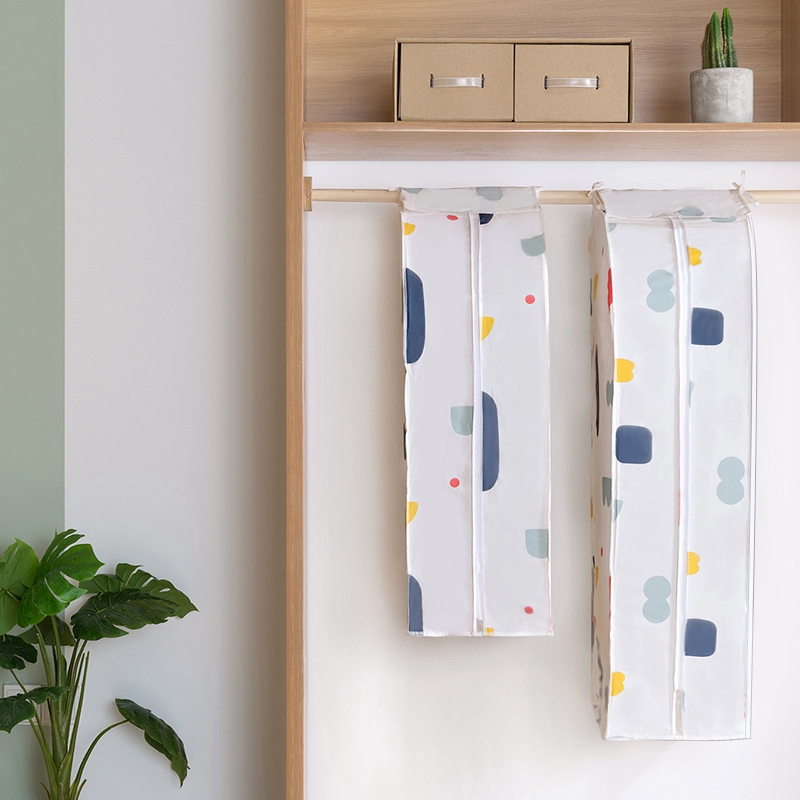 Three-dimensional clothing dust cover hanging PEVA garment bag