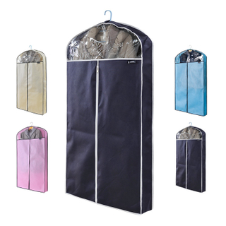 Down coat dustproof clothes hood large hanging transparent non woven garment bag 