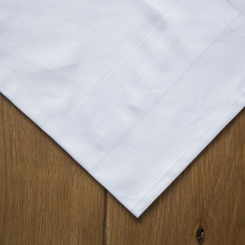 White 100%cotton restaurant cloth western restaurant cloth napkin cushion