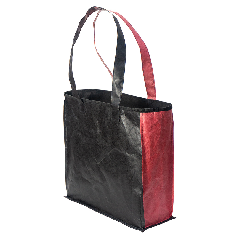 $2 for a sample inner material non woven fabric waterproof breathable two color stotching tyvek tote bag