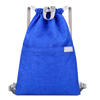 Wholesale waterproof foldable polyester drawstring backpack bag with customized logo