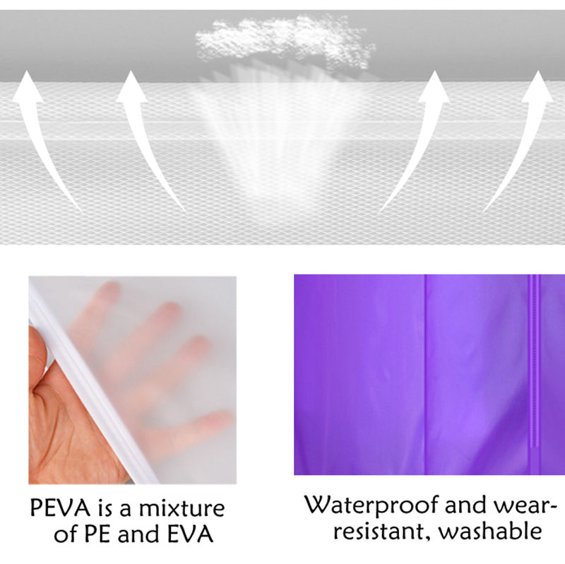 New material for household dust jacket hanging PEVA large garment bag