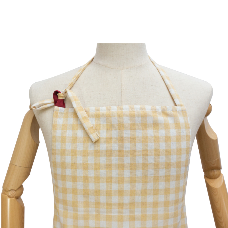 cotton grid apron (5)