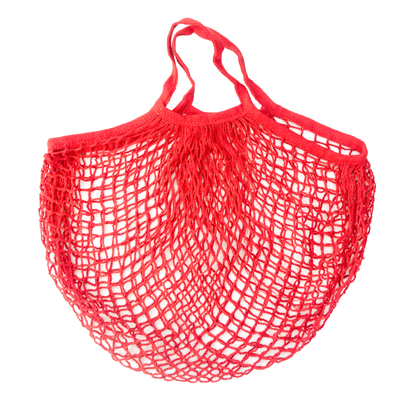Korea ins portable woven eco friendly lightweight load bearing 3kg cotton mesh bag custom